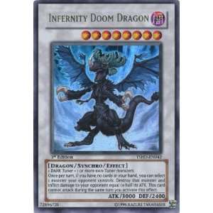   Darkness Single Card Infernity Doom Dragon TSHD EN042 Toys & Games