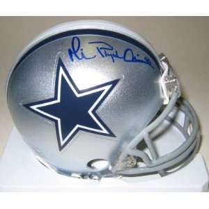 Michael Irvin Autographed/Hand Signed Dallas Cowboys Mini Helmet with 
