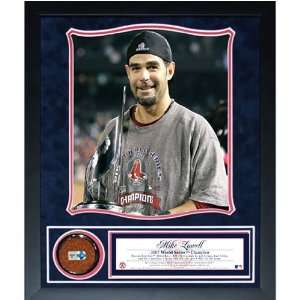 Mike Lowell WS MVP Mini Dirt Collage World Series Edition