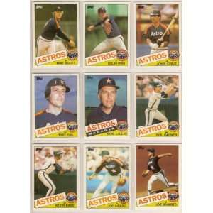  Houston Astros 1985 Topps Baseball Team Set (Nolan Ryan) (Mike 