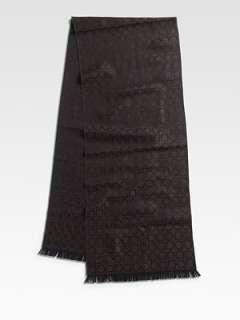 Salvatore Ferragamo   Wool Gancini Scarf    