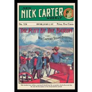 Nick Carter The Plot of the Baron 20x30 poster