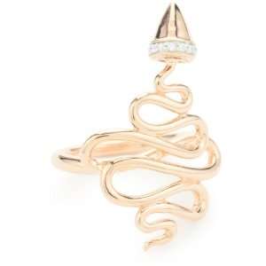 Nicky Hilton Sterling Silver With 18k Gold Wash Ring, Size 7