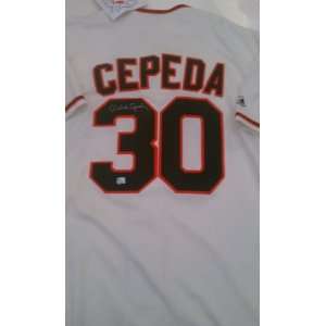 Orlando Cepeda Signed San Francisco Giants Authentic Jersey