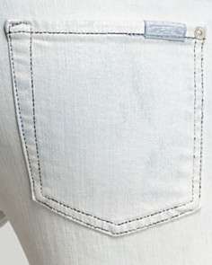 For All Mankind Jeans   The Skinny Coated Luster in Light Blue