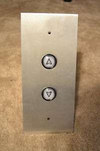 Elevator Buttons with wall plate stainless steel NEW  