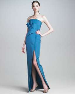 Straight Neckline Gown  