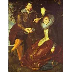   Peter Paul Rubens   24 x 32 inches   Rubens and Isabella Brant in th