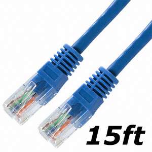 15   CAT5e Ethernet Network LAN Patch Cable Cord 350 MHz RJ45 
