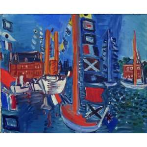  FRAMED oil paintings   Raoul Dufy   24 x 20 inches  