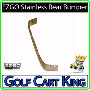 EZGO TXT Golf Cart Stainless Steel Rear Bumper Cover  