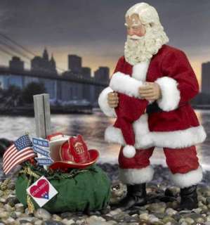 2011 FABRICHE *REFLECTING FIREMAN* 9 11 SANTA FREE S/H  