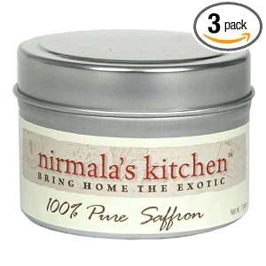 Nirmalas Kitchen Single Spice, Kashmiri Saffron, 1 Gram Unit (Pack of 