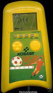 1990s KONAMI WORLD CUP SOCCER ELECTRONIC HANDHELD GAME  
