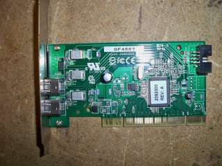 Lot 3 Dell 0F4582 2 Port IEEE 1394 Firewire PCI Cards  
