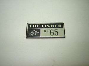 The Fisher XP 65 Speaker Logo   Badge  