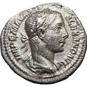 SEVERUS ALEXANDER 226AD Ancient Silver Roman Coin PAX PEACE