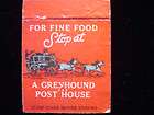Greyhound Post House For Fine Food