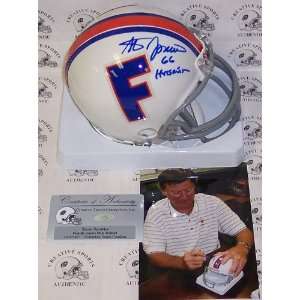 Steve Spurrier Hand Signed Florida Gators Mini Helmet