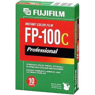 Fujifilm FP 100C Professional Instant Color Film ISO 100 (3.25 x 4.25 