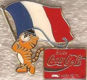 1988 Seoul France Flag Olympic Mascot NOC Pin  