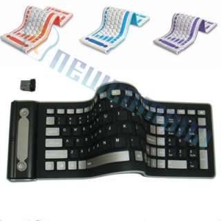 4GHz Wireless Silicone Waterproof Flexible Keyboard  