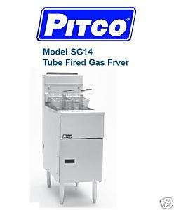 Pitco Tube Fired Gas Fryer Model# SG14   