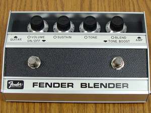 NEW Fender Blender Custom Octave Fuzz PEDAL Effects Guitar Stomp Box 