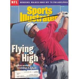 Tom Kite Autographed Sports Illustarted Magazine   June 29, 1992