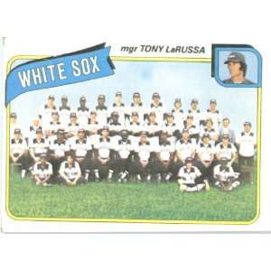  1980 Topps # 112 Tony LaRussa MGR Chicago White Sox 