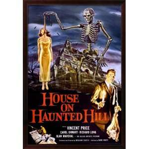  House on Haunted Hill (Vincent Price) Framed Poster Print 