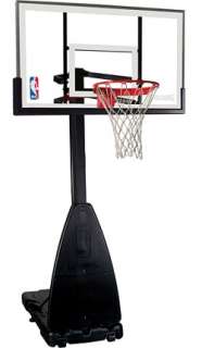 Spalding Portable Basketball System 68454 54 inch Glass  