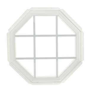   Window, 22 in x 22 in., White with Dual Pane Insulated Glass and Grids