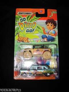 2011 MATCHBOX EASTER RIDES~GO DIEGO GO 2 PACK~NIP  