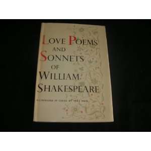   and Sonnets of William Shakespeare Elizabeth Barrett Browning Books