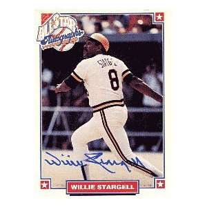 Willie Stargell Autographed / Signed 1993 Nabisco All Star Card