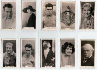 Full Set of 36 Famous People Cards WINSTON CHURCHILL Charlie Chaplin 