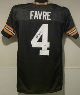 BRETT FAVRE AUTOGRPAHED/SIGNED GREEN BAY PACKERS JERSEY MM COA  
