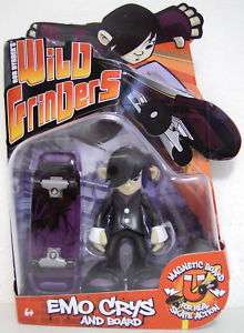 EMO CRYS Rob Dyrdeks Wild Grinders Figure & Board 2010  