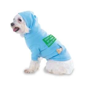  THERE, CROSS STITCH Hooded (Hoody) T Shirt with pocket for your Dog 