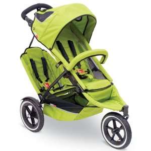  Phil and Teds Sport Buggy With Doubles Kit In Green Baby
