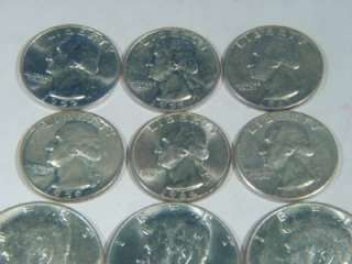   Silver Dollar Franklin Kennedy Half Dollar Washington Quarter Coin Lot