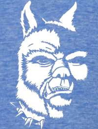   American Apparel TR301 T Shirt Vintage Werewolf teen Halloween costume