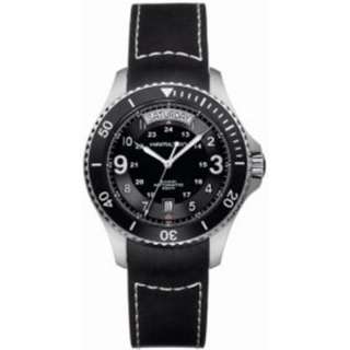 Hamilton Khaki Air Chrono 20mm Black Rubber Watch Band  