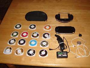   Black Handheld System  UMD 8 Games, 5 Movies, Sound System, Remote