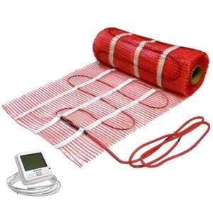  Electric Radiant Floor Heating Kit w 40 sqft 120V Mat 