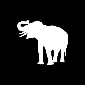  Elephant vinyl window decal sticker