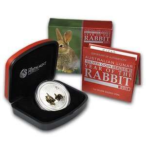   of the Rabbit   1 oz Gilded Silver Coin (Series 2) 