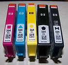 10 GENUINE HP 564XL 564 BLK Ink PhotoSmart e All in One