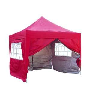  Quictent 10x10 EZ Pop Up Party Tent Canopy Gazebo Red 